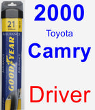 Driver Wiper Blade for 2000 Toyota Camry - Assurance