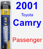 Passenger Wiper Blade for 2001 Toyota Camry - Assurance