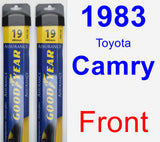 Front Wiper Blade Pack for 1983 Toyota Camry - Assurance