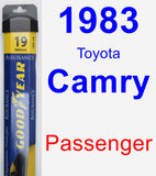 Passenger Wiper Blade for 1983 Toyota Camry - Assurance