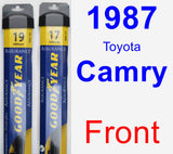 Front Wiper Blade Pack for 1987 Toyota Camry - Assurance