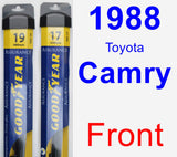 Front Wiper Blade Pack for 1988 Toyota Camry - Assurance