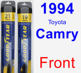 Front Wiper Blade Pack for 1994 Toyota Camry - Assurance