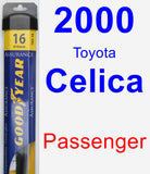 Passenger Wiper Blade for 2000 Toyota Celica - Assurance