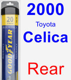 Rear Wiper Blade for 2000 Toyota Celica - Assurance