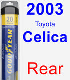 Rear Wiper Blade for 2003 Toyota Celica - Assurance