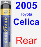 Rear Wiper Blade for 2005 Toyota Celica - Assurance