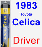 Driver Wiper Blade for 1983 Toyota Celica - Assurance