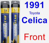 Front Wiper Blade Pack for 1991 Toyota Celica - Assurance