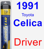 Driver Wiper Blade for 1991 Toyota Celica - Assurance