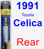 Rear Wiper Blade for 1991 Toyota Celica - Assurance