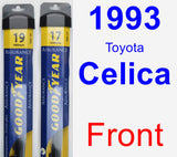 Front Wiper Blade Pack for 1993 Toyota Celica - Assurance