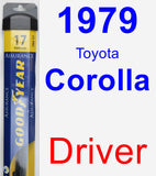 Driver Wiper Blade for 1979 Toyota Corolla - Assurance