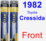 Front Wiper Blade Pack for 1982 Toyota Cressida - Assurance