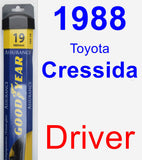 Driver Wiper Blade for 1988 Toyota Cressida - Assurance