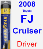 Driver Wiper Blade for 2008 Toyota FJ Cruiser - Assurance