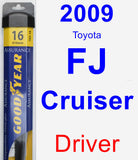 Driver Wiper Blade for 2009 Toyota FJ Cruiser - Assurance