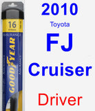 Driver Wiper Blade for 2010 Toyota FJ Cruiser - Assurance