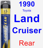 Rear Wiper Blade for 1990 Toyota Land Cruiser - Assurance