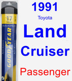 Passenger Wiper Blade for 1991 Toyota Land Cruiser - Assurance