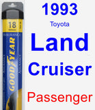 Passenger Wiper Blade for 1993 Toyota Land Cruiser - Assurance