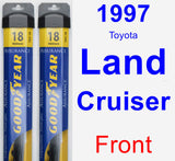 Front Wiper Blade Pack for 1997 Toyota Land Cruiser - Assurance