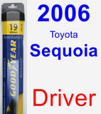 Driver Wiper Blade for 2006 Toyota Sequoia - Assurance