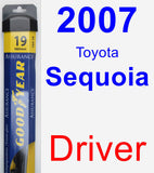 Driver Wiper Blade for 2007 Toyota Sequoia - Assurance