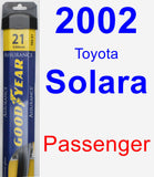 Passenger Wiper Blade for 2002 Toyota Solara - Assurance