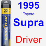 Driver Wiper Blade for 1995 Toyota Supra - Assurance