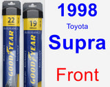 Front Wiper Blade Pack for 1998 Toyota Supra - Assurance