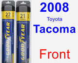 Front Wiper Blade Pack for 2008 Toyota Tacoma - Assurance