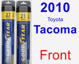 Front Wiper Blade Pack for 2010 Toyota Tacoma - Assurance