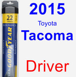 Driver Wiper Blade for 2015 Toyota Tacoma - Assurance
