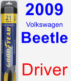 Driver Wiper Blade for 2009 Volkswagen Beetle - Assurance