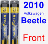 Front Wiper Blade Pack for 2010 Volkswagen Beetle - Assurance