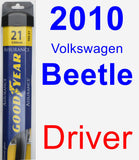 Driver Wiper Blade for 2010 Volkswagen Beetle - Assurance