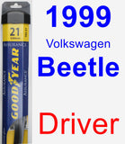 Driver Wiper Blade for 1999 Volkswagen Beetle - Assurance