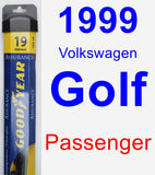 Passenger Wiper Blade for 1999 Volkswagen Golf - Assurance