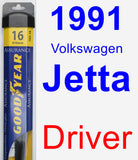 Driver Wiper Blade for 1991 Volkswagen Jetta - Assurance