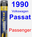 Passenger Wiper Blade for 1990 Volkswagen Passat - Assurance