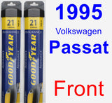 Front Wiper Blade Pack for 1995 Volkswagen Passat - Assurance