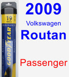 Passenger Wiper Blade for 2009 Volkswagen Routan - Assurance