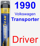 Driver Wiper Blade for 1990 Volkswagen Transporter - Assurance