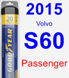 Passenger Wiper Blade for 2015 Volvo S60 - Assurance