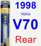 Rear Wiper Blade for 1998 Volvo V70 - Assurance