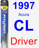 Driver Wiper Blade for 1997 Acura CL - Hybrid