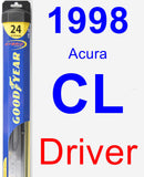 Driver Wiper Blade for 1998 Acura CL - Hybrid