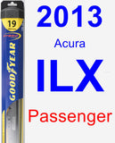 Passenger Wiper Blade for 2013 Acura ILX - Hybrid