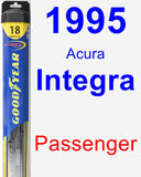 Passenger Wiper Blade for 1995 Acura Integra - Hybrid